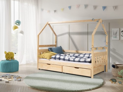 Łóżko domek EMMA bez barierki KEF Meble