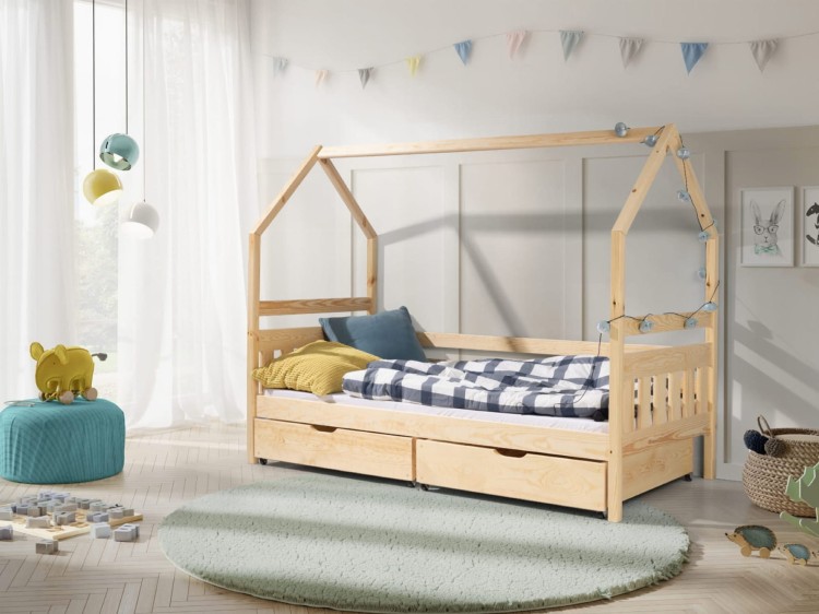 Łóżko domek EMMA bez barierki KEF Meble